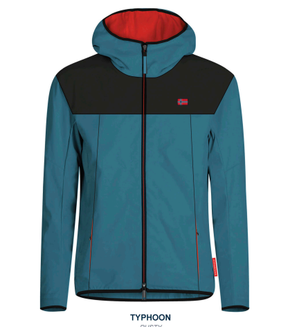 Custom Colour-Block Hooded Softshell Jacket UB-051 – original catalogue reference