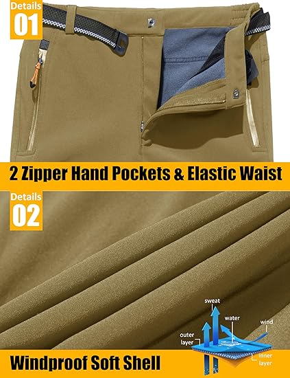Men's Quick-dry Waterproof Outdoor Hiking Pants