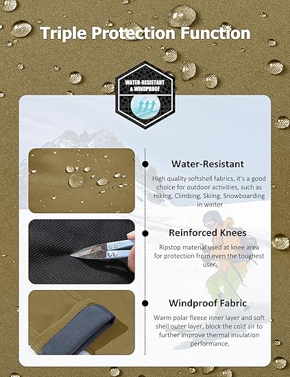Men's Quick-dry Waterproof Outdoor Hiking Pants