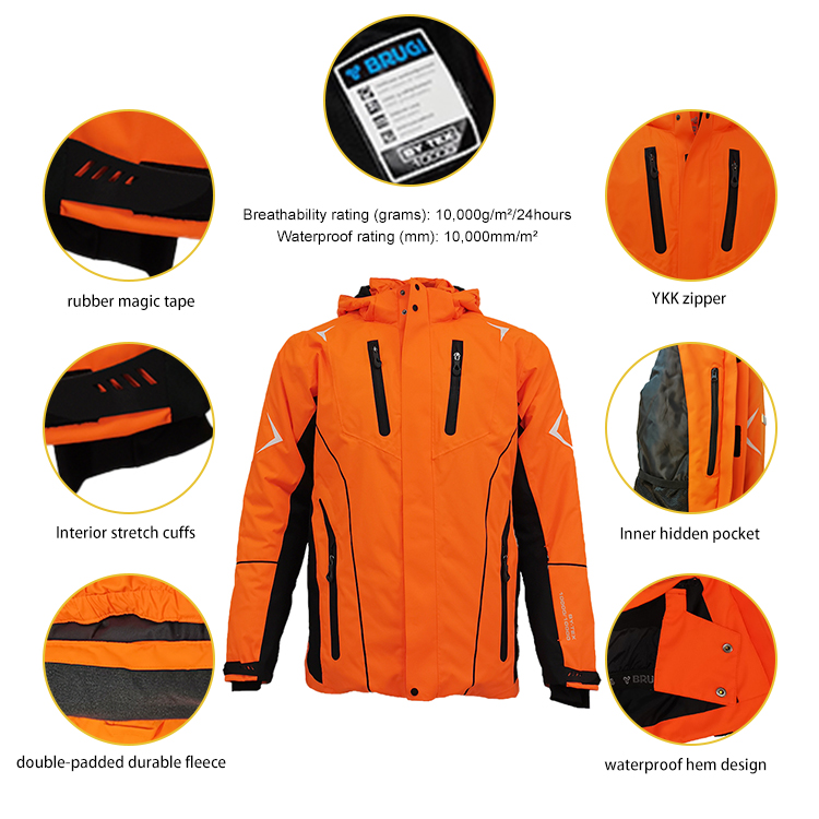 Hot Sale Outdoor Wear & Waterproof Ski Jacket