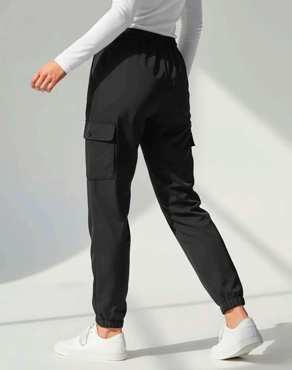 Custom Black Active Trousers · UB-039
