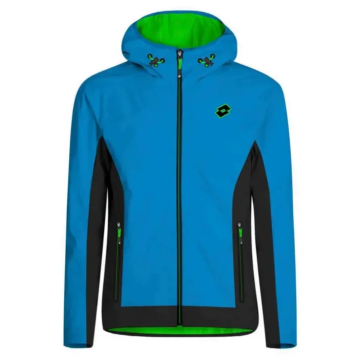 Custom Blue Contrast-Panel Softshell Jacket · UB-045