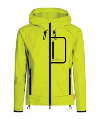 Custom Lime Hooded Softshell Jacket · UB-049