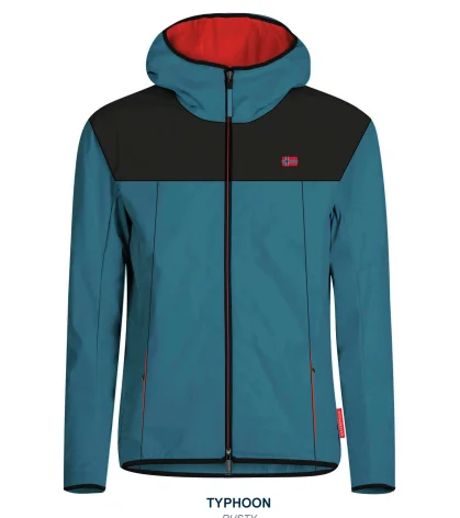 Custom Colour-Block Hooded Softshell Jacket · UB-051