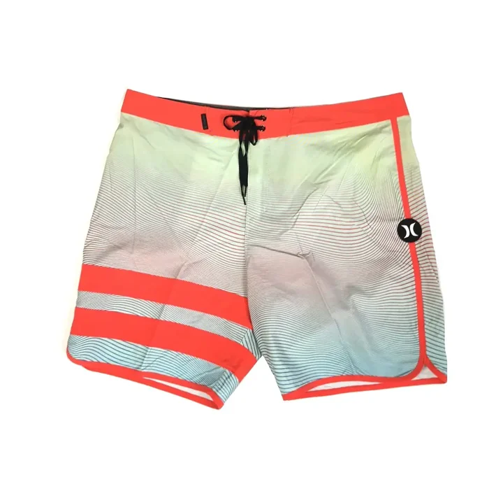 Custom Contrast-Trim Board Shorts · UB-055